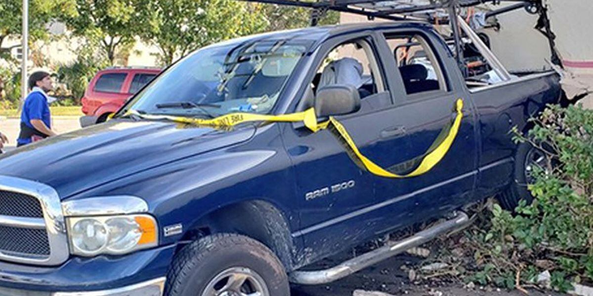 Florida man flees after crashing truck into Chuck E.Cheese, authorities say