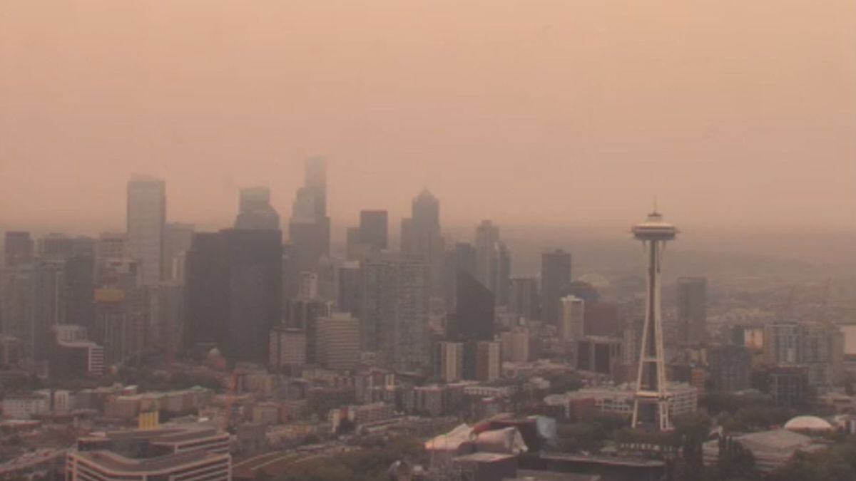 Wildfire smoke causing flight delays at Sea-Tac Airport