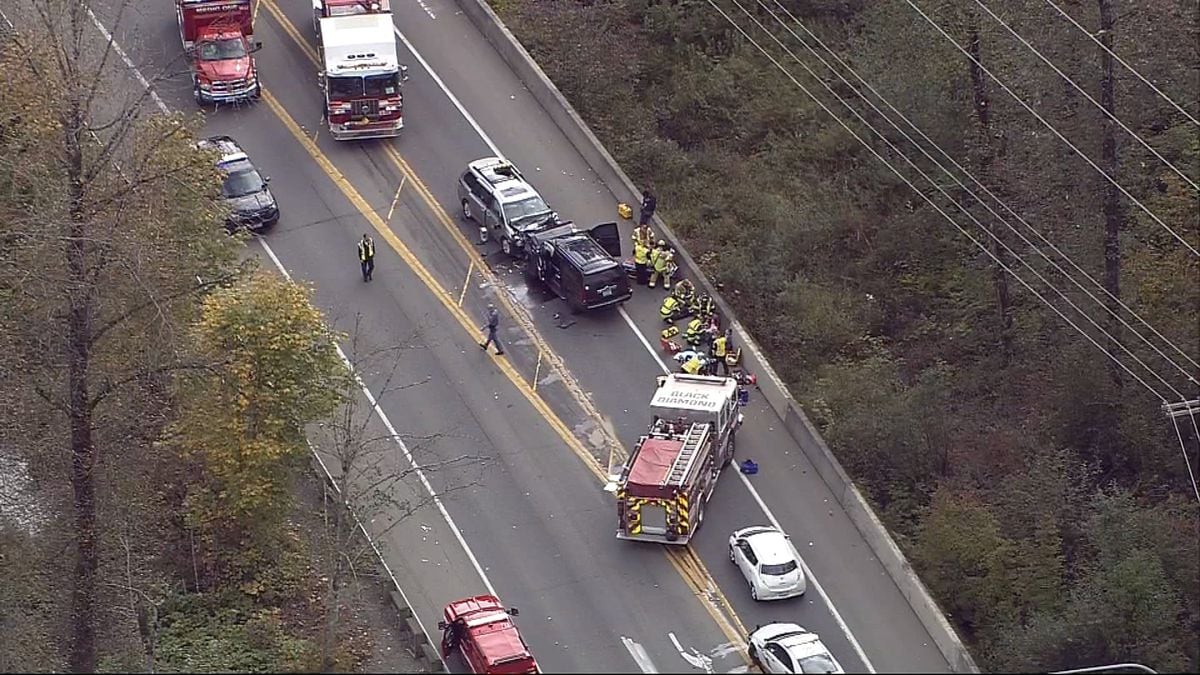 Seven injured in twocar crash in Maple Valley