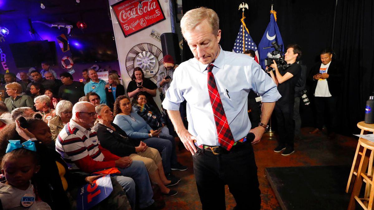 Billionaire Tom Steyer drops out of Democratic presidential primary race  