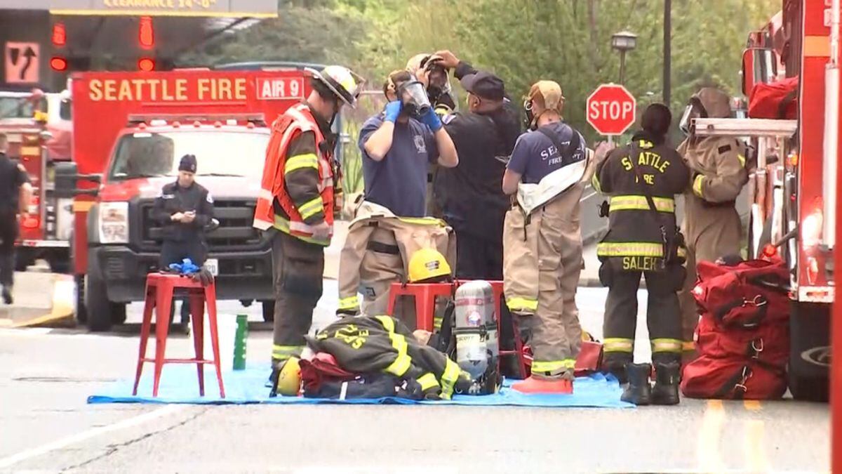 Seattle fire responds to hazmat call at UW Health Sciences building