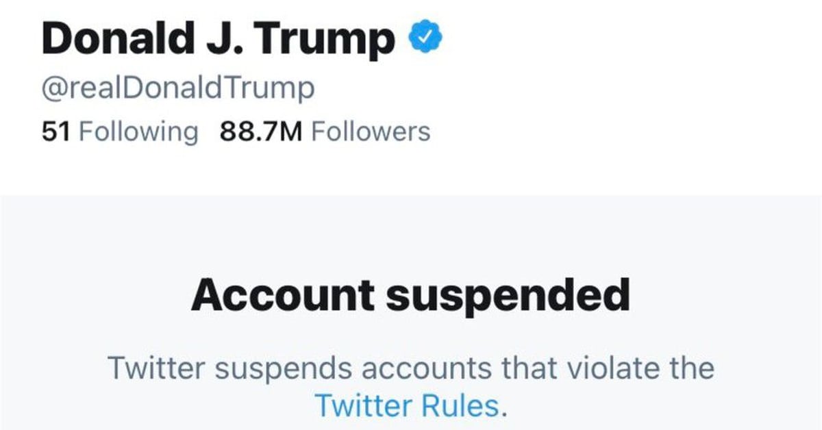 Twitter permanently suspends Trump's account