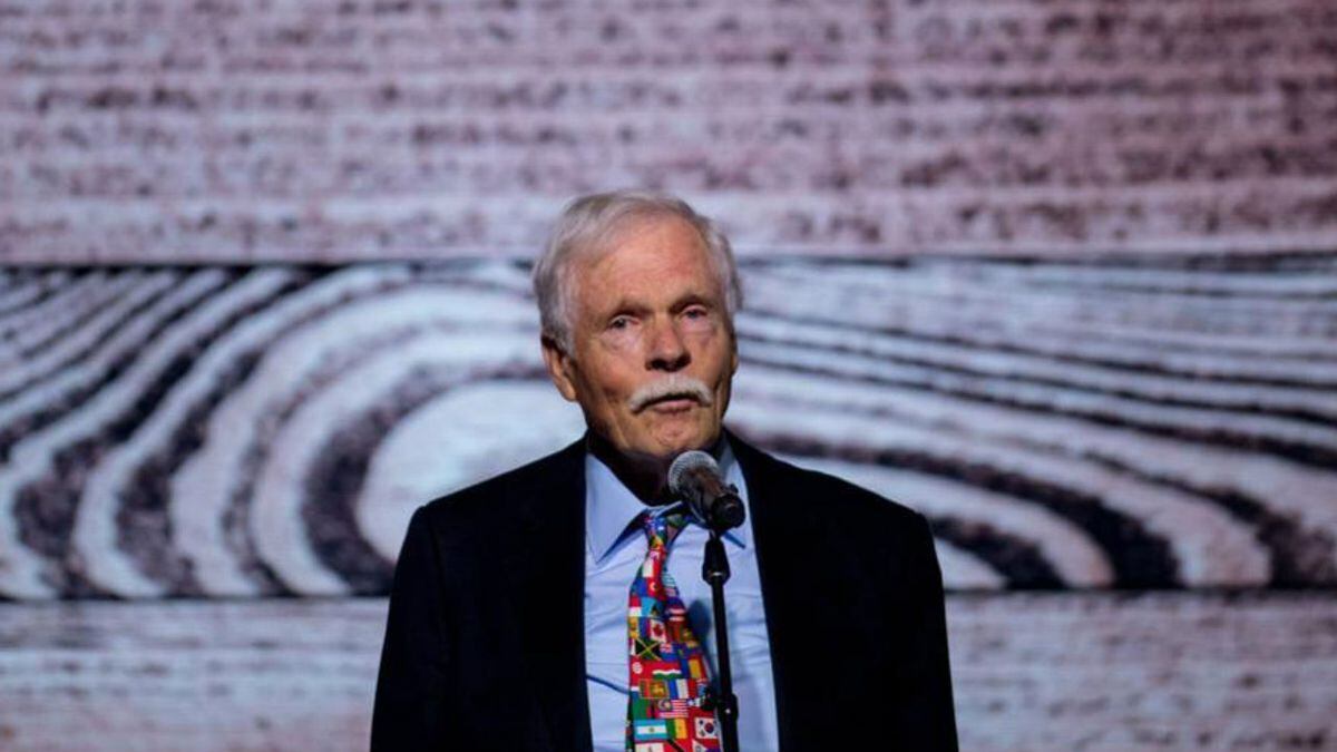 Ted Turner sings at his 80th birthday party, says ‘still working' on world