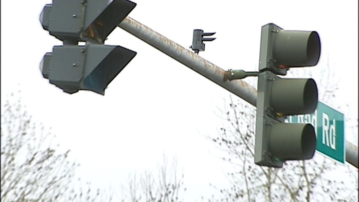 Four new red light cameras put in place in Bellevue