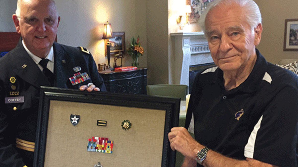 Highly-decorated local veteran reunited with special part of his military past