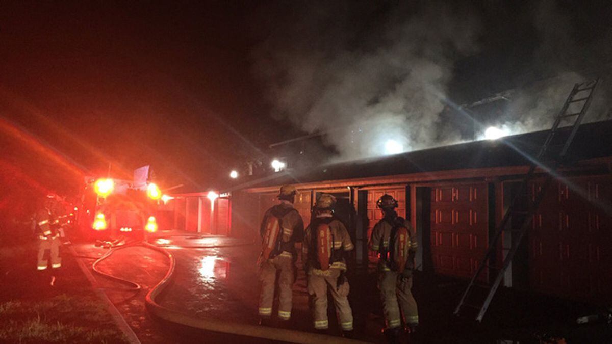Fire breaks out at garage in Fife