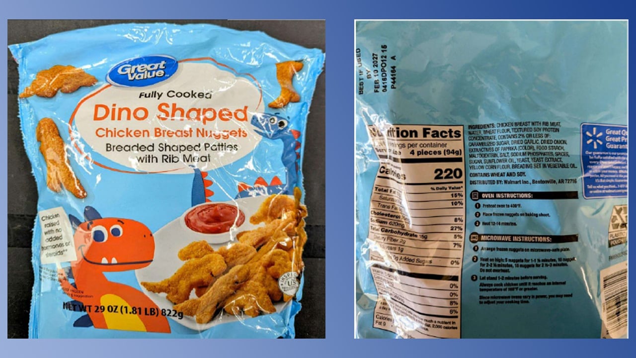 공룡 치킨너겟서 ‘납 최대 5배’ 검출…미 당국 긴급 경고