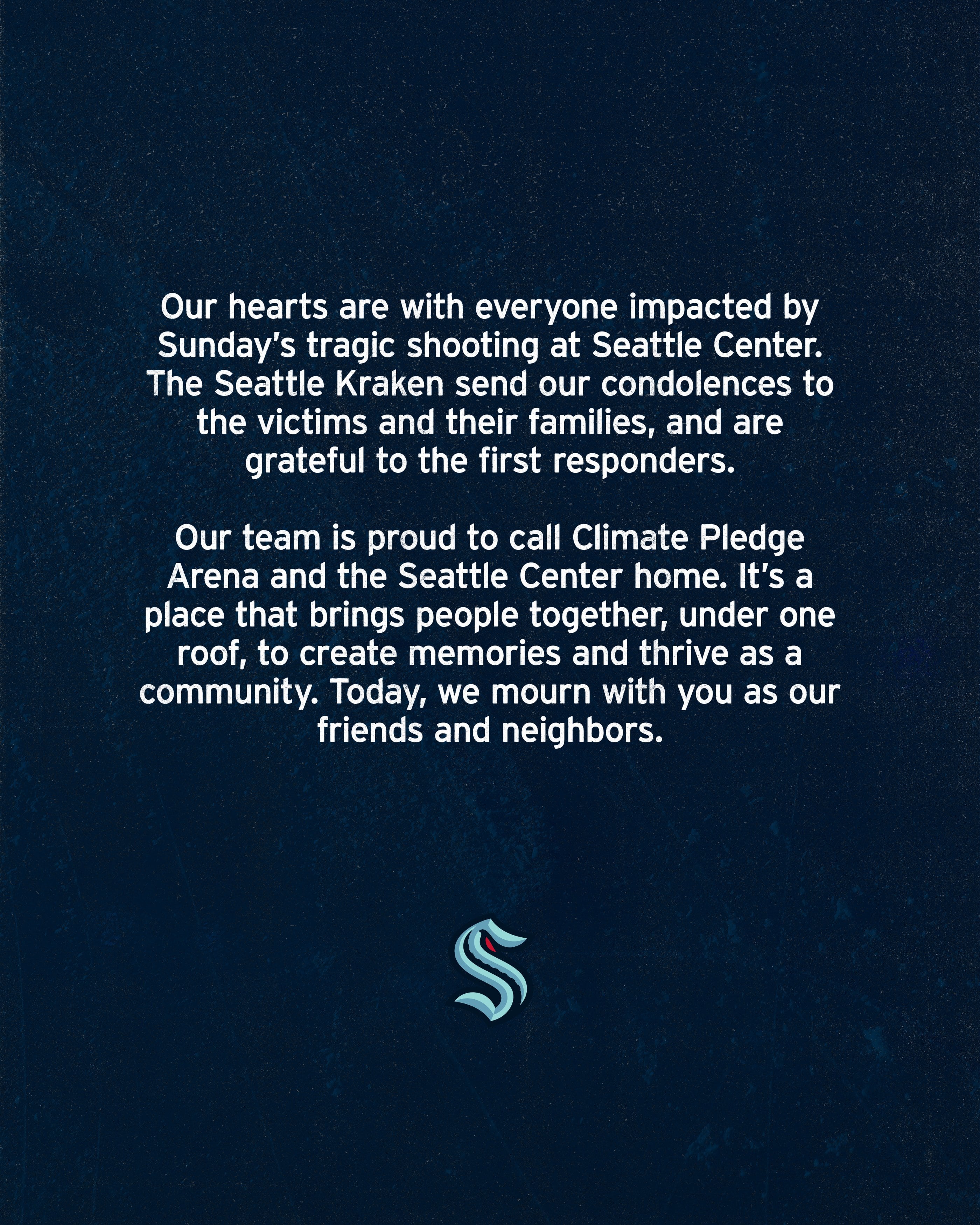 Seattle sports teams react to deadly mass shooting at Seattle Center