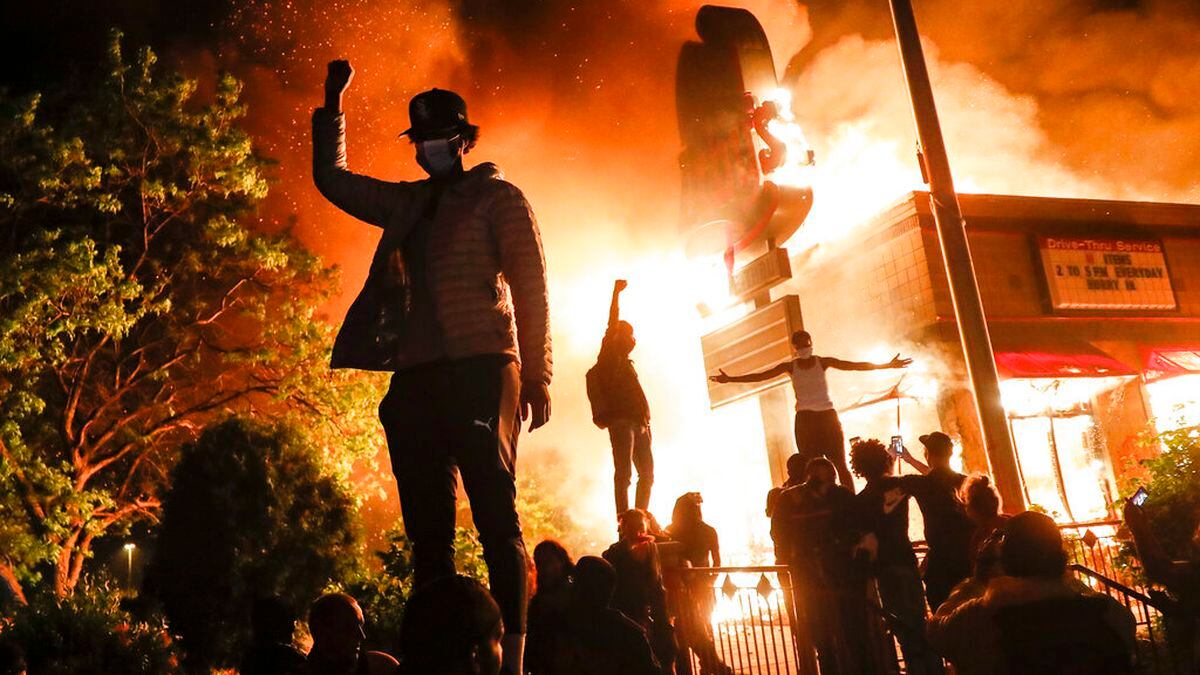 PHOTOS: Riots break out in Minneapolis over George Floyd's death